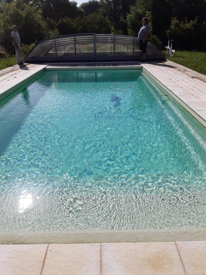 Chambre Double Avec Piscine Et Jacuzzi Bernadets-Debat Bagian luar foto